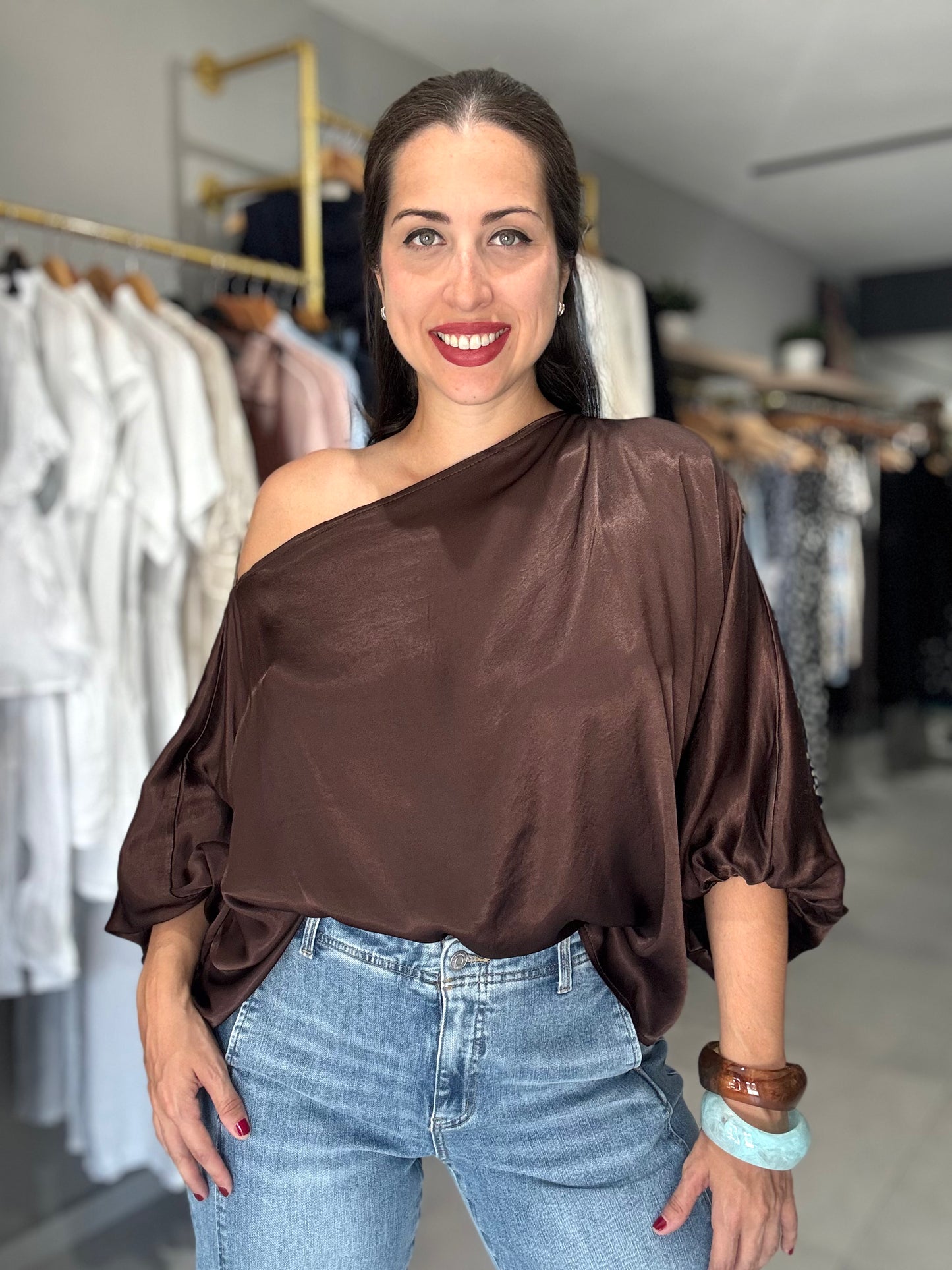 Satin Tunic Blouse | VARIEDAD