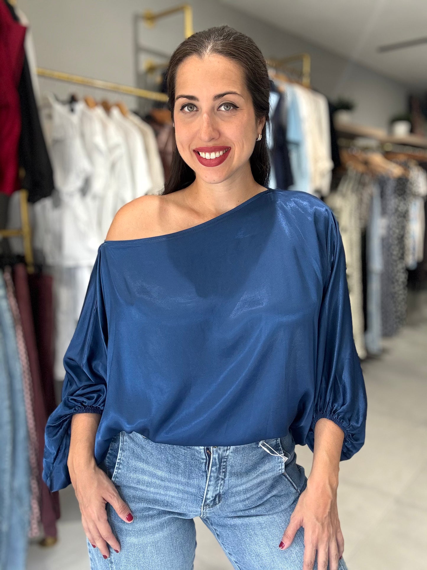 Satin Tunic Blouse | VARIEDAD