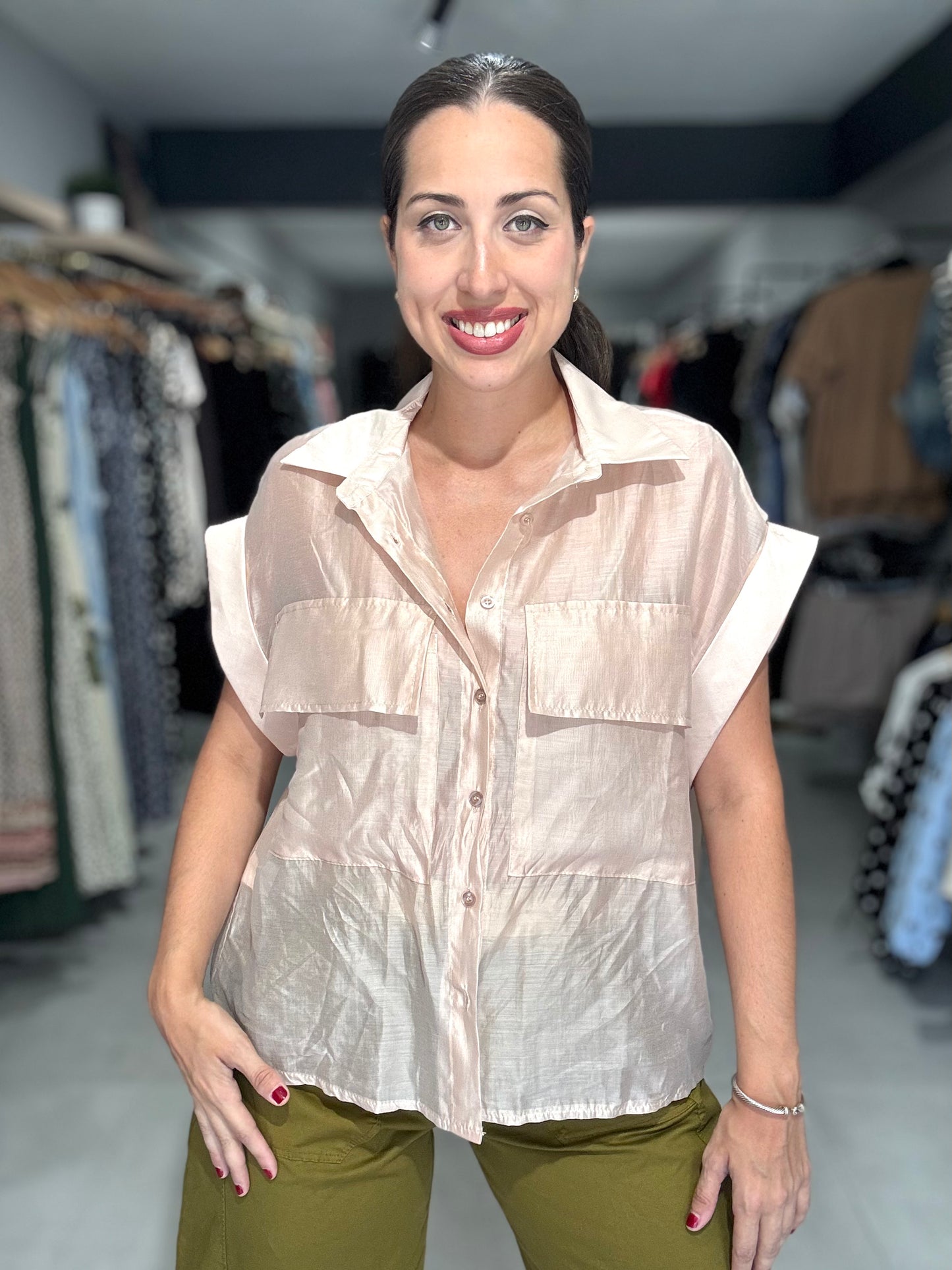 Tuscany Blouse | NUDE