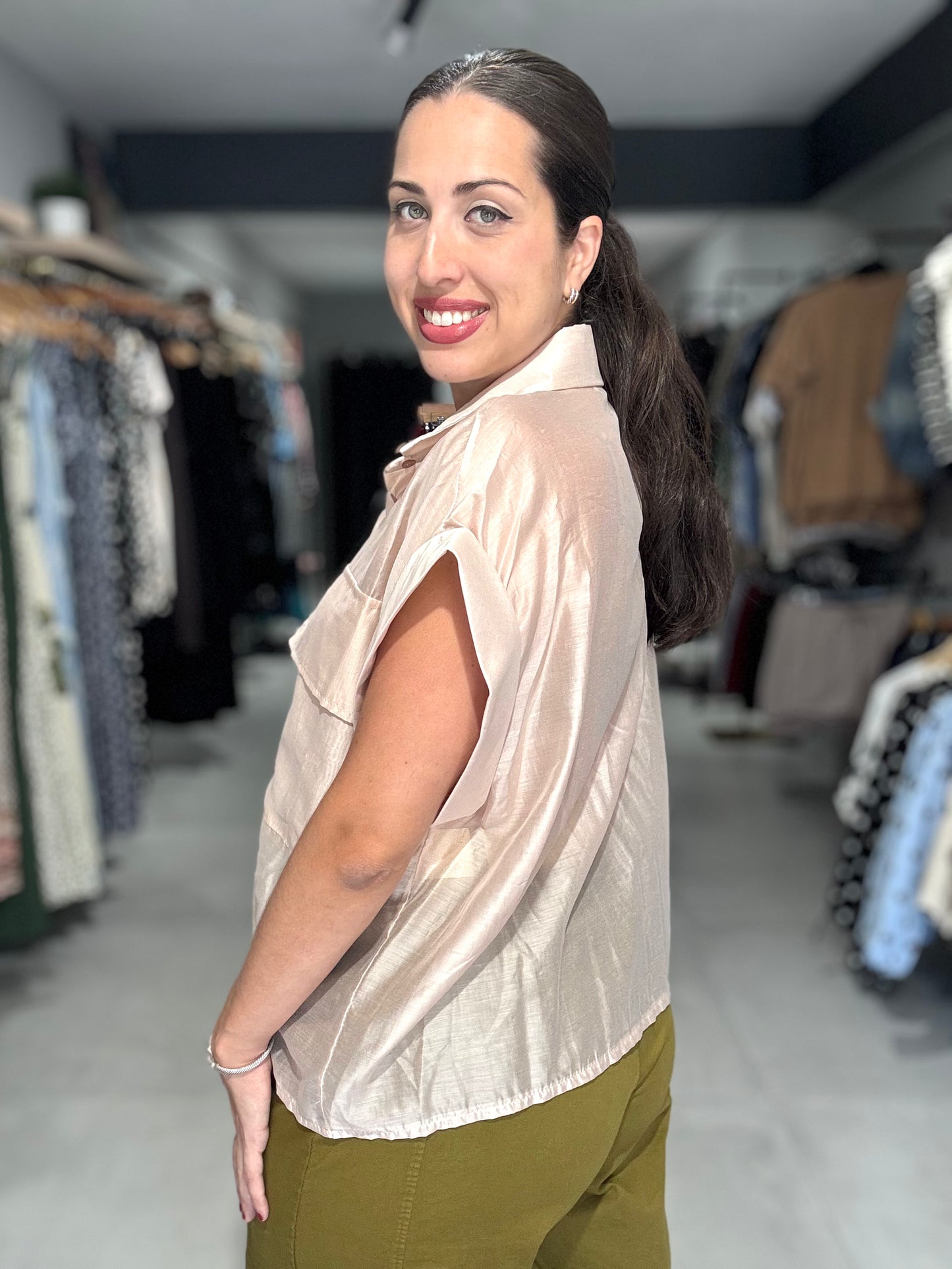 Tuscany Blouse | NUDE