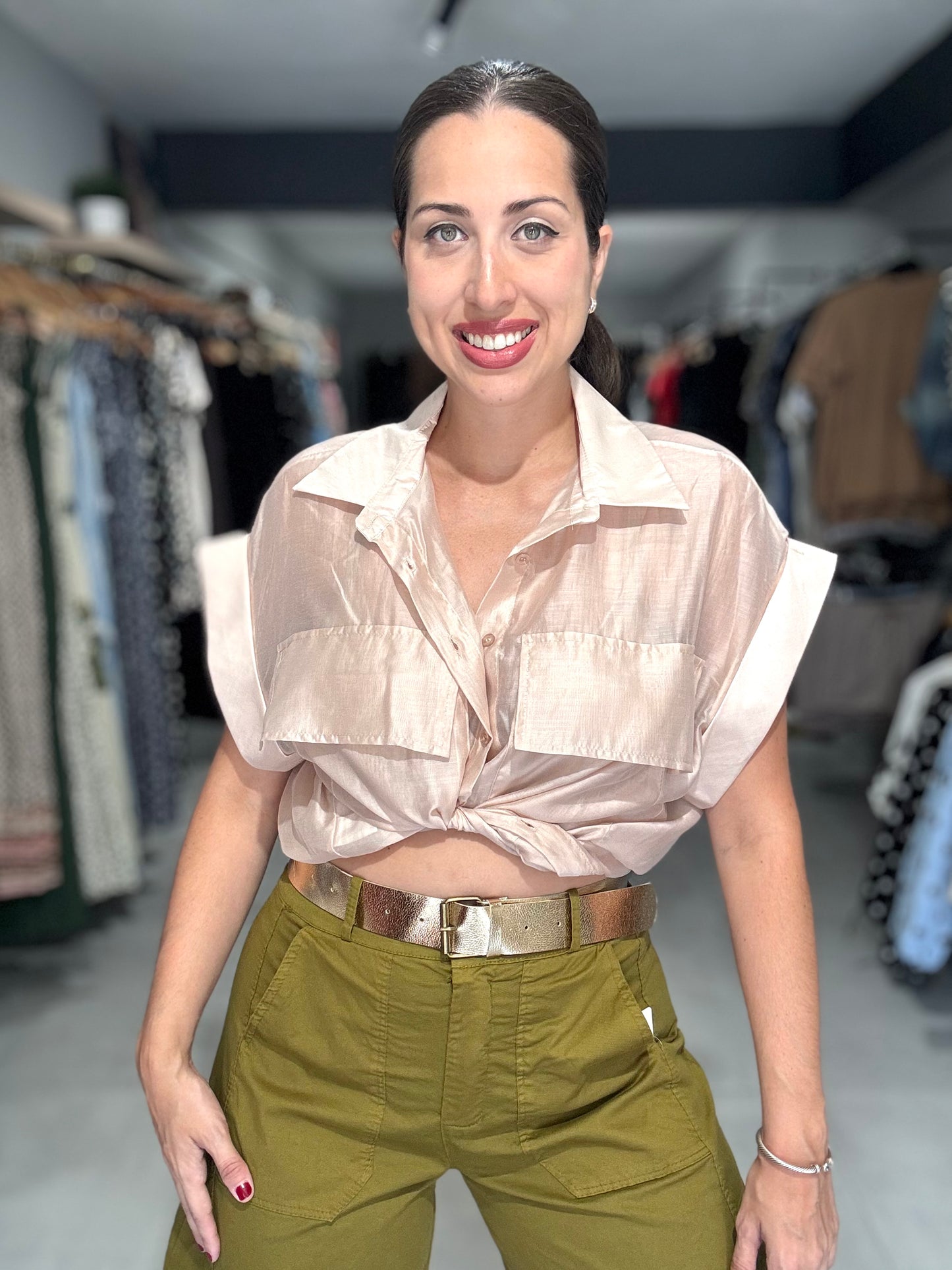 Tuscany Blouse | NUDE
