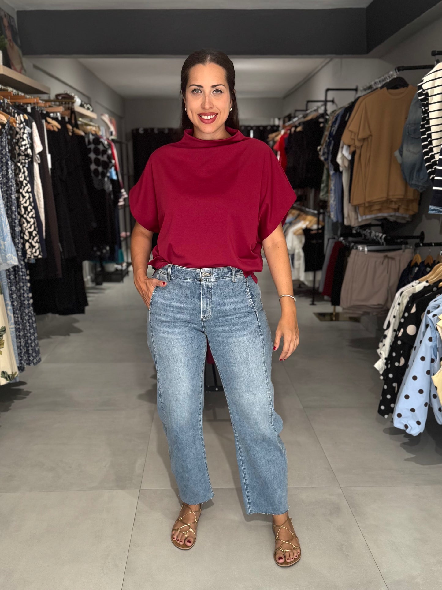 RESTOCK | Tummy Control Barrel Jean
