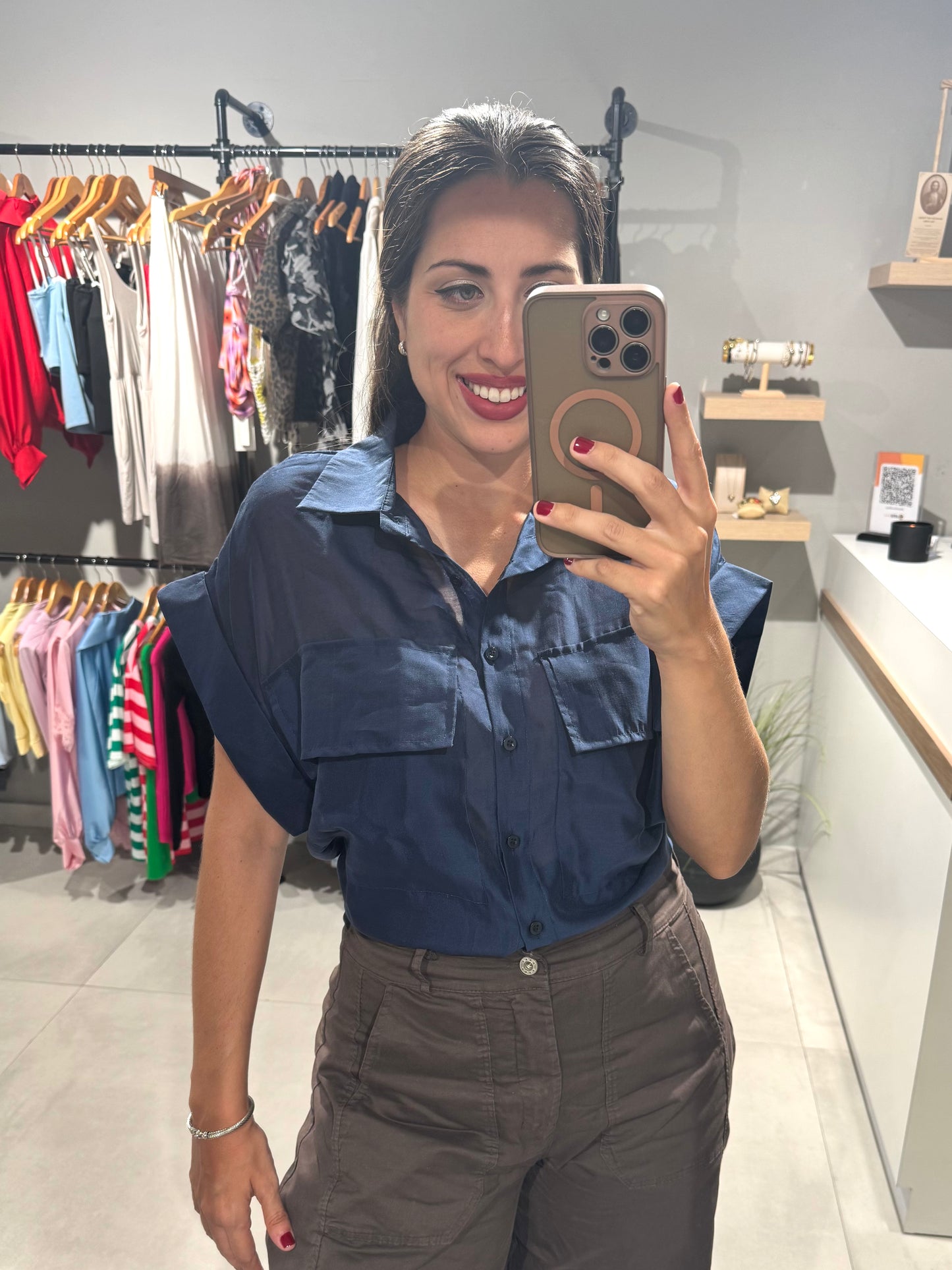 Tuscany Blouse | NAVY