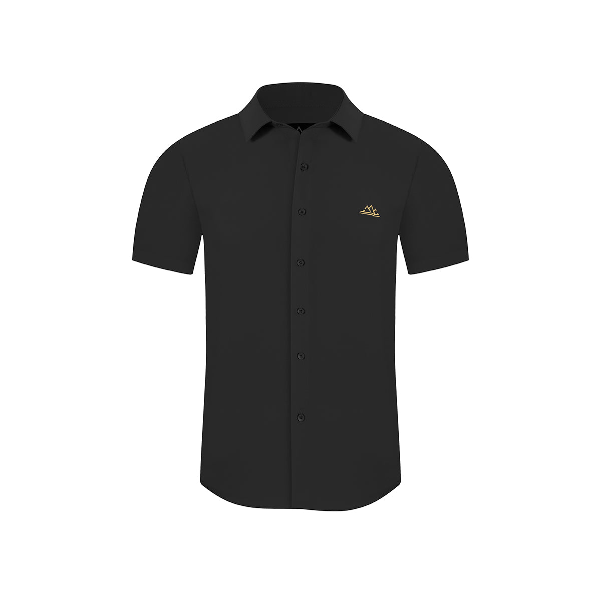 Black Whara Button Down Shirt