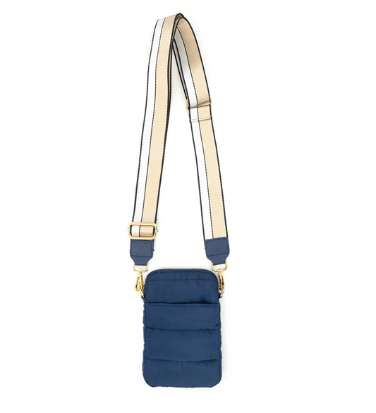 Nylon Cellphone Crossbody Bag | NAVY