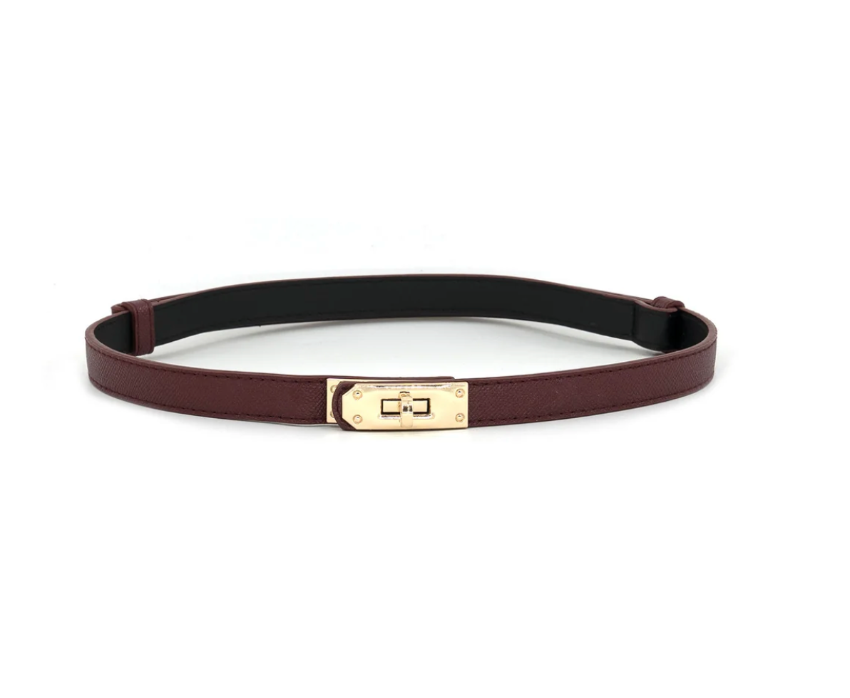 Kelly Belt | BURGUNDY