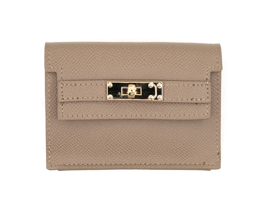 Kelly Card Holder | TAUPE