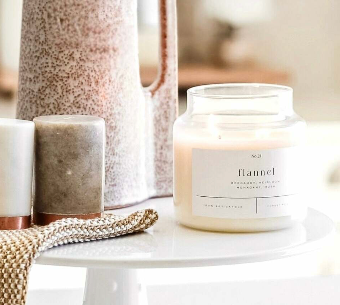 FLANNEL CANDLE