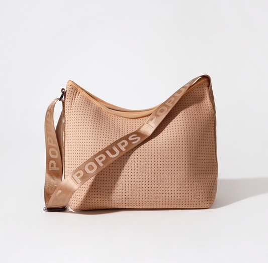 Hobo Crossbody Bag | TAN