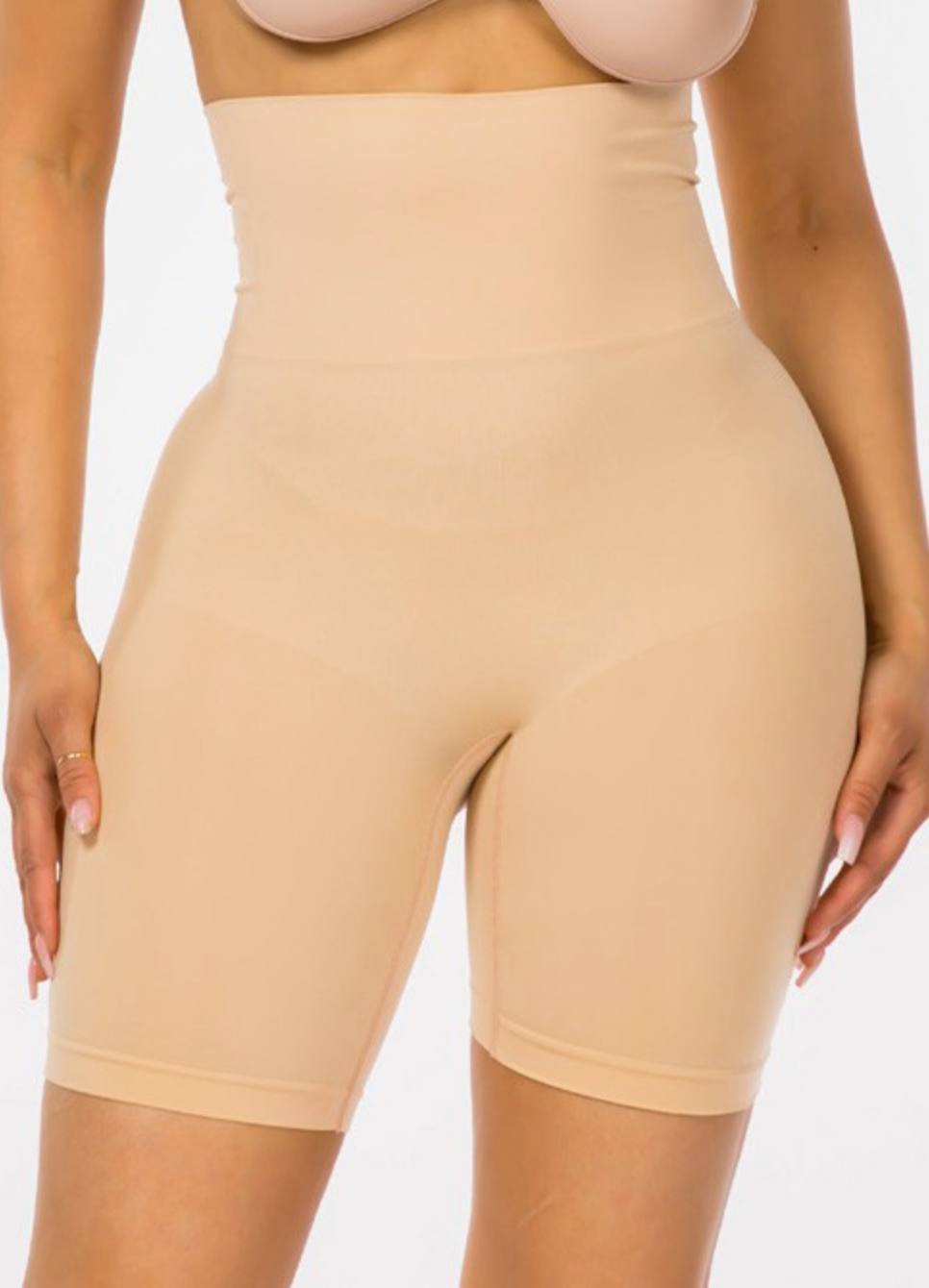 Tummy Control Biker Short | NUDE